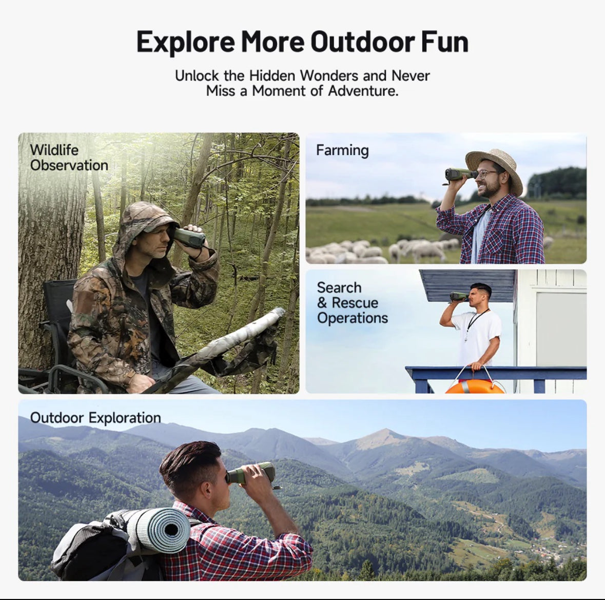 Olight TS004 Thermal Imager 256x192 Handheld Infrared Night Vision Scope